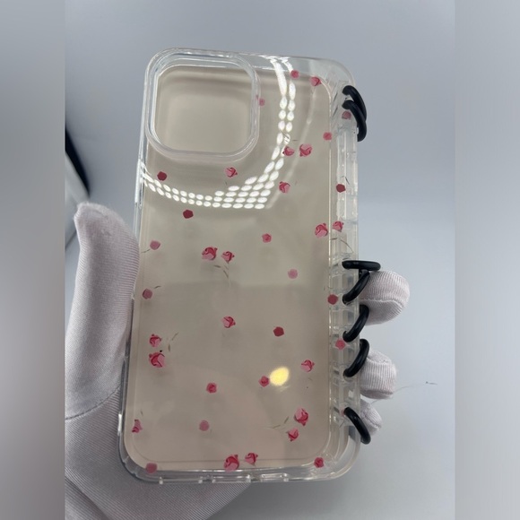 iPhone 16 Pro Max Case/Floral Notebook Style with Spiral Spine,Cute & Functional - Picture 5 of 8